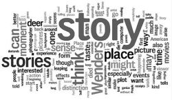 We are story-makers; we swim in language